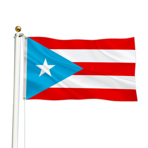Bandera de <span class=keywords><strong>Puerto</strong></span> Rico Bordada de 3x5 Pies, Bandera de Tela Oxford con Impresión, Venta al por Mayor - Product Image 1
