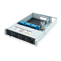 Chasis de montaje en rack de servidor Nvme de 8 bahías 2U EATX de montaje en rack de servidor de fábrica de China, 2 uds.