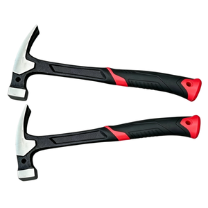 <span class=keywords><strong>Marteau</strong></span> à griffes en acier robuste de 16 oz, tête polie et manche <span class=keywords><strong>ergonomique</strong></span> antidérapant en fibre de verre, outil fiable pour les projets de bricolage à domicile. - Product Image 1