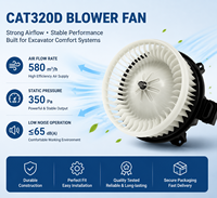 Moteur de soufflerie AC 245-7839 pour Caterpillar CAT 320D 312D, fonctionnement silencieux, ventilateur 24V, pièces de rechange 2457839, remplacement sans tracas