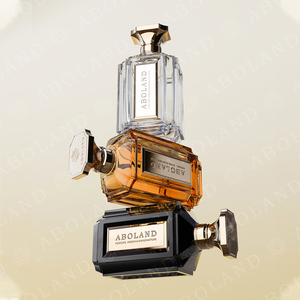 ขวดน้ำหอมคริสตัลขัดเงาใสพร้อมฝาพลาสติก บรรจุภัณฑ์ขวดน้ำหอมแก้ว - Product Image 5