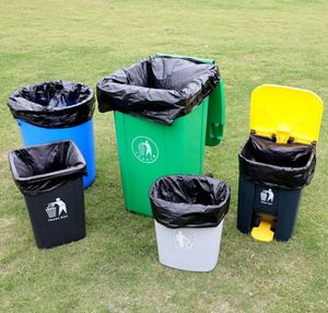 Custom Printed PE Mesh Bag Wheelie <b>Bin</b> Liners Disposable Heat Seal <b>Large</b> Capacities 30L-60L-120L-240L Gravure Printing - Product Image 3