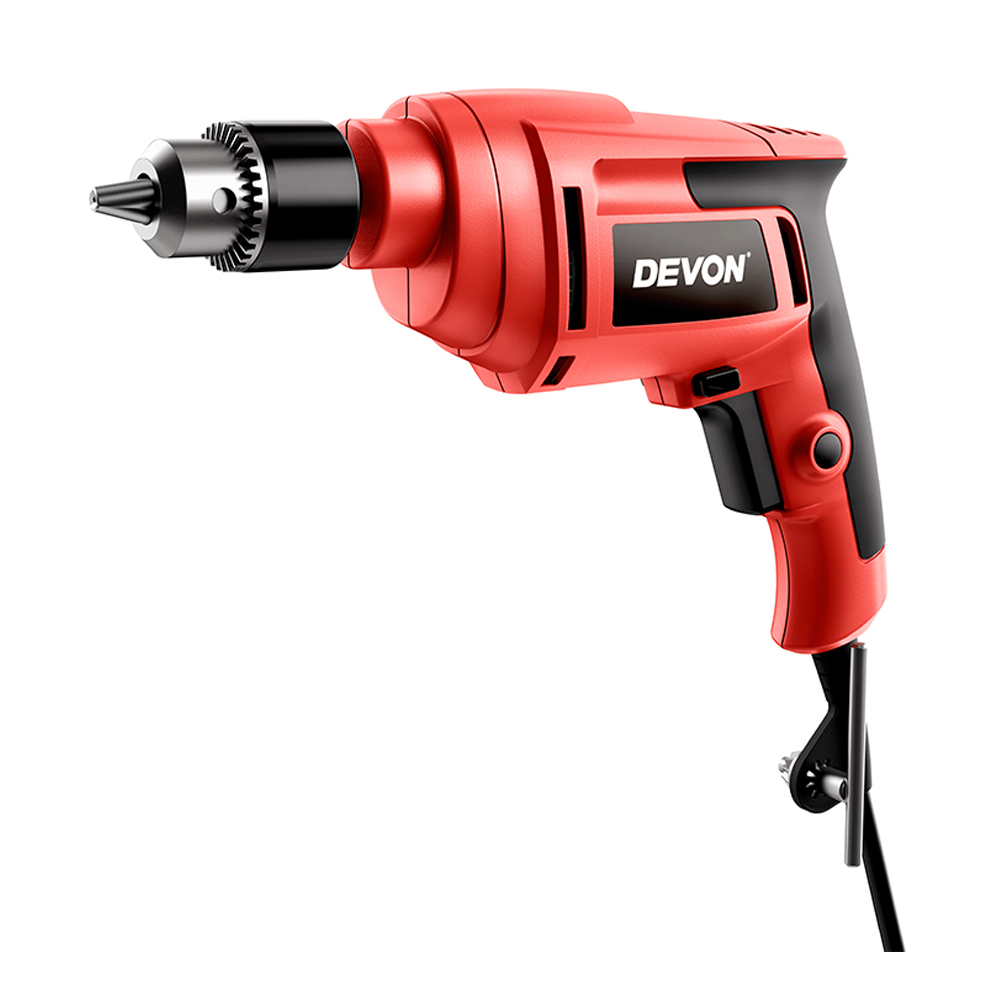 DEVON Speed Control 13mm Angle Drill Power Tool Dc Electric Drill for Household Use