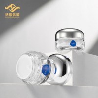 Pot en verre dégradé de luxe personnalisable avec logo, 30g 50g, pour cosmétiques, emballage de crème nourrissante pour soins de la peau