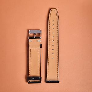 <span class=keywords><strong>Bracelet</strong></span> de montre en <span class=keywords><strong>cuir</strong></span> pleine fleur de vachette de qualité supérieure, logo personnalisé, plusieurs tailles, accessoire pour montre intelligente - Product Image 4