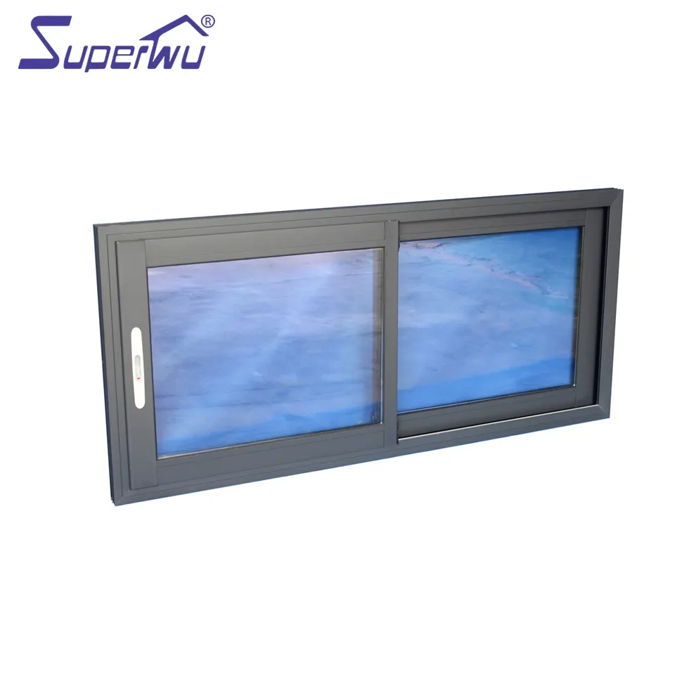 AS2047 avustralya standart özelleştirilmiş su geçirmez bodrum renkli cam mutfak balkon alüminyum sürgülü pencereler için ev