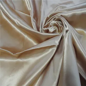 Preço barato da fábrica 100% poliéster brilhante tecido de cetim para decoração de casamento