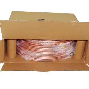 Insulated Copper Pipe For Air Conditioning C11000 Copper Tube