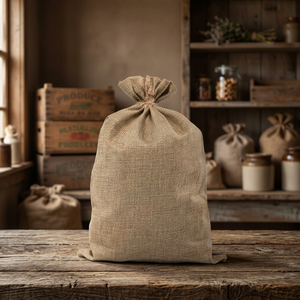Sac de rangement en toile de jute robuste à prix abordable, pliable, écologique, organisateur compressible pour le jardinage et la décoration intérieure - Product Image 5