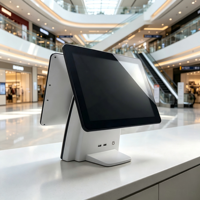 Terminal Punto de Venta DigenCe DC-1507 con Pantalla Táctil LED TFT de 15 Pulgadas, Sistema Todo en Uno con Sistema Operativo Windows/Linux, Impresora Térmica para Supermercado