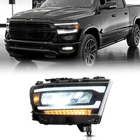 Phares avant à LED complets d'usine avec clignotants séquentiels pour Dodge Ram 1500 2019 2020 2021