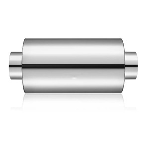 T304 Acero inoxidable 4,0 en entrada 18 en Resonador de escape general 12 en cuerpo 8 en diámetro - Product Image 3