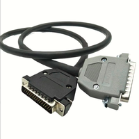 Kabel Konektor Servo Drive DB37 Male-Female dengan Selubung PVC untuk Robot & Kabel Transmisi Data Printer