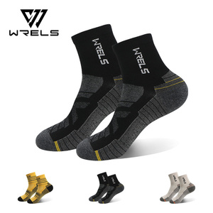 WRELS Wool Socks Wear-resistant Sports Socks Cushioning Compression Running Socks Comfortable Wool Socks Sports Knitted Socks - Product Image 1