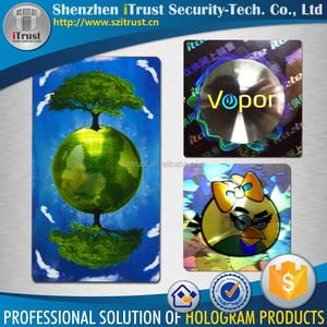 Custom 3D Laser Anti-counterfeiting <b>Label</b> Holographic <b>Labels</b> Tamper Proof Evident VOID 3D Hologram Stickers - Product Image 4