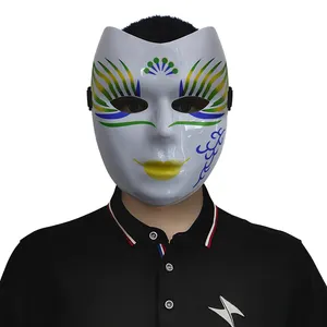 Vendita all'ingrosso di buona qualità a buon mercato mito in PVC maschera di Halloween festa in maschera Cosplay oggetti di scena Full Face mito PVC maschera