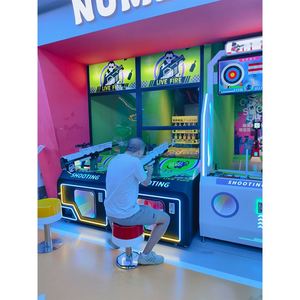 Machine d'arcade de tir à monnayeur pour 2 joueurs, pour enfants, avec jeu de boxe en anglais, pour lieux de divertissement - Product Image 4