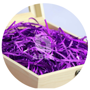 Glitter <strong>Red</strong> Raffia Shred Gift Box Filler Shredded <strong>Paper</strong> for Gift Basket Filling - Product Image 3
