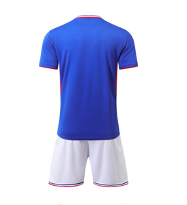 25 26 Nationale Team Blauw Wit Snel Droog Groothandel Voetbal Uniformen Jersey Nieuwe Frankrijk Thailand Kwaliteit Voetbal Shirts Voor Mannen - Product Image 1