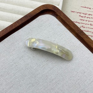 עבודת יד אצטט זהב תווית זהב חמודה baguette ברורט יפן סגנון קוריאני אלגנטי עדין כל-התאמה לשיער שיער - Product Image 6