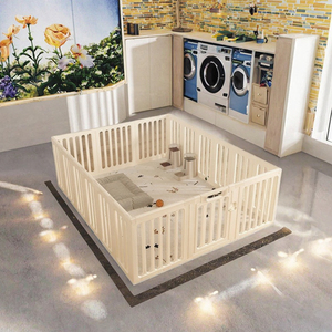 Piccolo di medie dimensioni 10 + 2 80*120*60cm moderno in plastica per cani, facile da montare, recinto pieghevole per canile, recinzione per animali domestici - Product Image 3