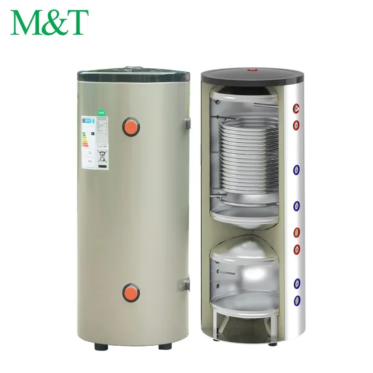 2 in 1 Domestic water floor heating tepelnych cerpadlech a heat pump water tank 6kw tankless water heater 100-1000L