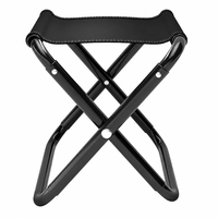 Tabouret pliant et chaise de camping en acier au carbone Dynamic Snail - Portable et pliable pour la pêche et le camping