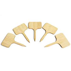 Étiquettes personnalisées en bois en forme <span class=keywords><strong>de</strong></span> T pour outils, fournitures <span class=keywords><strong>de</strong></span> jardin, plantes en bambou, pots <span class=keywords><strong>de</strong></span> pépinière, semis, bonsaïs, herbes en pot, fleurs - Product Image 3