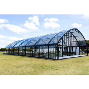 Lều cưới khung nhôm đen trong suốt, cho thuê tạm thời, dành cho sự kiện lớn, tiệc chiêu đãi, sức chứa 300-500 người - Product Image 1