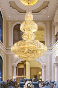 Luxure de vacances italienne Spoutnik villa de luxe contemporaine plafond en cristal <span class=keywords><strong>Doctor</strong></span> <span class=keywords><strong>who</strong></span> K9 lustre et lampes suspendues - Product Image 3