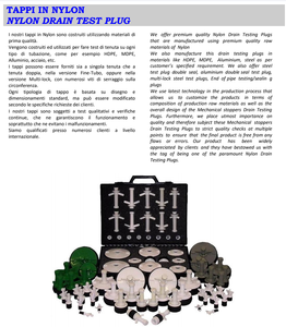 ปลั๊กสำหรับทดสอบท่อระบายน้ำไนลอนคุณภาพระดับพรีเมี่ยมชิ้นส่วนอุปกรณ์ทำความสะอาดสภาพใหม่สำหรับท่อประปาที่หลากหลาย - Product Image 3