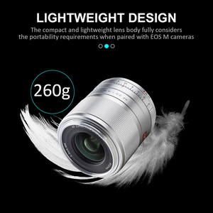 Viltrox 33 มม.F1.4 โฟกัสอัตโนมัติขนาดใหญ่รูรับแสงมาตรฐานสําหรับ <span class=keywords><strong>Canon</strong></span> M-Mount M5 M6II <span class=keywords><strong>M200</strong></span> M50 กล้อง - Product Image 4