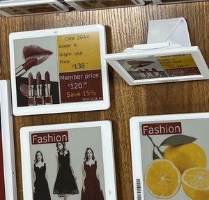 Nouveauté : Étiquette numérique sans fil Wi-Fi pour supermarché, affichage E-Ink ultra-mince de 5,8 pouces, étiquette électronique de prix - Product Image 1