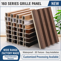 Panneaux muraux WPC en gros, fabrication directe, taille personnalisée, bardage composite bois-plastique, faible MOQ pour projets de construction