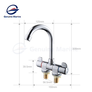 Vòi Đồng Biển Chính Hãng Một Trăm Tám Mươi Độ Xoay Lên Xuống, Nước Lạnh Và Nóng - Product Image 3