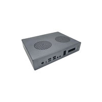 Boîtier PC industriel Mini ITX en aluminium avec fenêtre latérale, personnalisable OEM/ODM, fourni directement par l'usine Domify