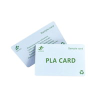 Tarjeta NFC de material PLA/RPVC/PETG/PC sostenible reciclado respetuoso con el medio ambiente, tarjeta RFID de plástico BIO