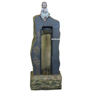 Fuente de Agua Artificial de Resina Estilo Neoclásico Sea Day Star, Decoración de Piso con <span class=keywords><strong>Cascada</strong></span>, Feng Shui para Atraer la Riqueza - Product Image 5