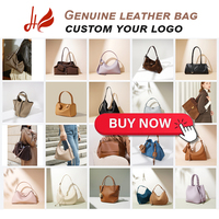 Maßgefertigte Wildleder-Optik Echtleder-Handtasche Großhandel Damen Geldbörsen und Handtaschen für Frauen Halbmond-Umhängetasche