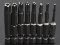 Harga Pabrik OEM Berkualitas Tinggi Industri 1/4 inci Hex Shank S2 Baja Magnetik Pengaman Anti Rusak Obeng Torx