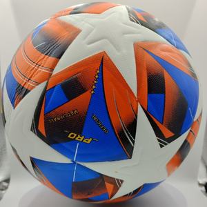 Ballon de football professionnel en PU taille 5, thermocollé, durable, pour usage intérieur/extérieur, haute qualité - Product Image 1