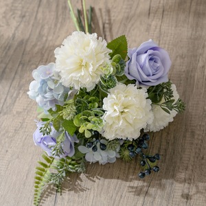 Bouquet de roses artificielles Firefly Secret Realm en tissu tissé plastique pour décoration intérieure et accessoires de mariage CF02087 - Product Image 3