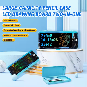 Trẻ em LCD vẽ bút trường hợp la bàn hộp trường văn phòng phẩm bút Trường hợp với LCD bằng văn bản Hội Đồng Quản Trị - Product Image 5