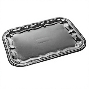 Bandeja Metálica para Servir Alimentos, Uso Comercial, Bandejas Decorativas de Grado Alimenticio, Estilo Americano, en Venta - Product Image 1