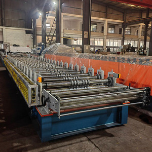 235Mpa hoja de techo de color zinc rollo que forma la máquina China con <span class=keywords><strong>corte</strong></span> eléctrico - Product Image 3