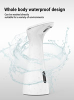 Dispensador Automático de Jabón Líquido sin Contacto de 200 ml con Sensor Infrarrojo, Dispensador de Gel Desinfectante para Manos para Baño y Hotel, Venta al Por Mayor
