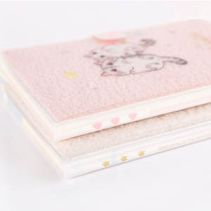 UNIK Sunny Cat B6 <span class=keywords><strong>Notebook</strong></span> Kawaii Rubber Sleeve Plush Diário Jornal para Crianças Fofo Menina Cuaderno Brinde Promocional - Product Image 3