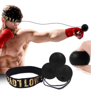 Bola DE VELOCIDAD DE <span class=keywords><strong>BOXEO</strong></span> montada en la cabeza Pu Punch <span class=keywords><strong>Ball</strong></span> Mma Sanda entrenamiento mano ojo reacción hogar bolsa de arena Muay Thai <span class=keywords><strong>Boxeo</strong></span> EQUIPO DE Fitness - Product Image 1