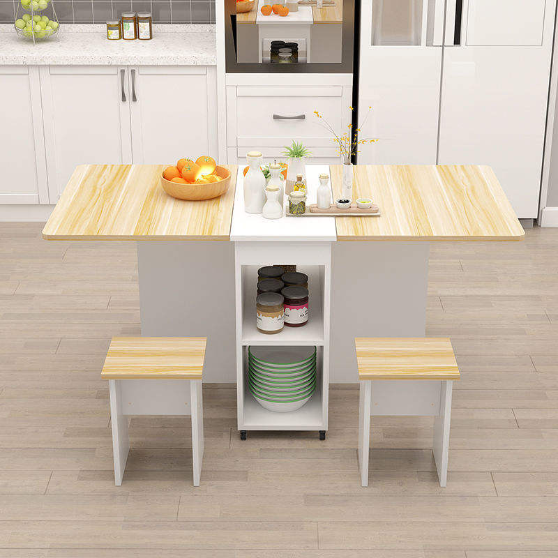 1.2 rectangulaire + 4 tabourets blanc plus léger