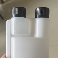 100ml 250ml 1000ml bouteille de dosage à chambre de dosage à Double cou en plastique